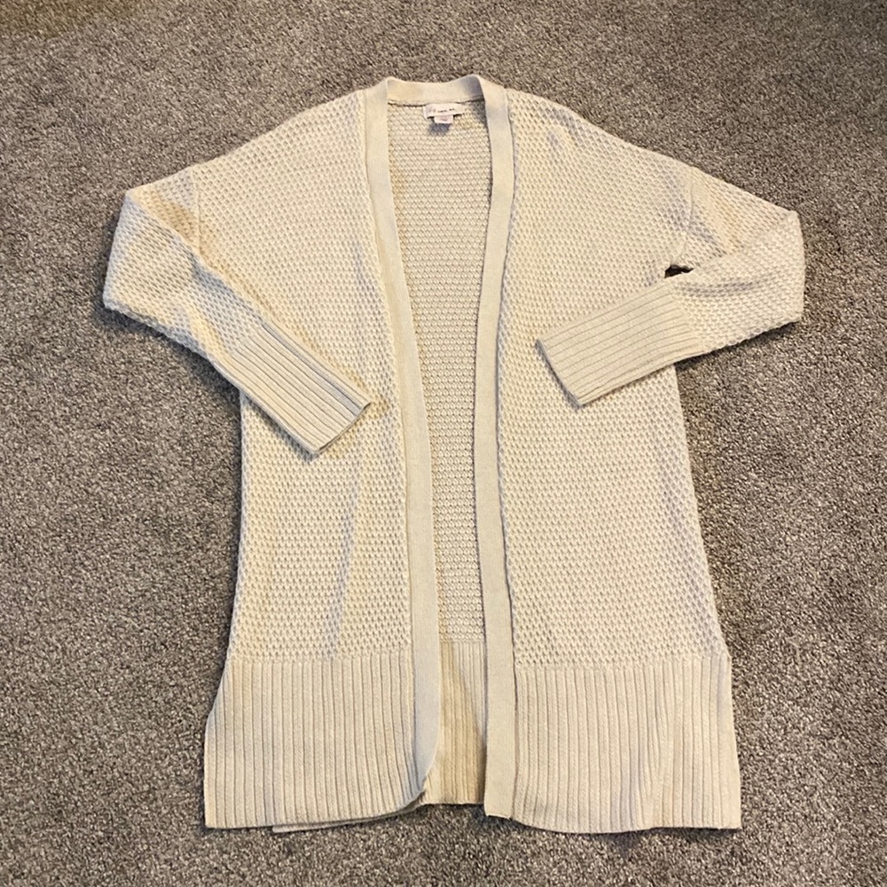 Cream Knit Cardigan